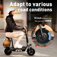 Scooter F2 Scooter électrique 500W 7.8Ah trottinette électrique 30km portée 30 km/h e-scooter avec panier Scooter pliable pour les déplacements quotidiens 8