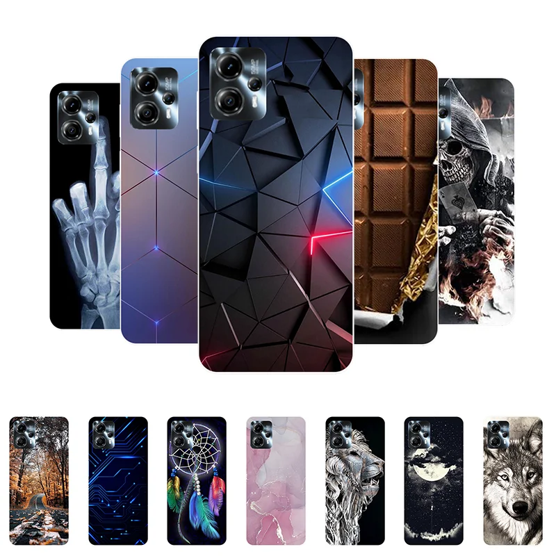 Per Moto G13 G23 G53 G73 Custodia Custodia Morbida In Silicone Cover Posteriore Per Motorola Moto G13 Funda Cartoon Per Motog13 G 13