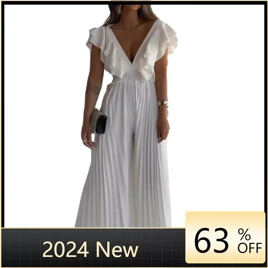 Женские Плиссированные комбинезоны