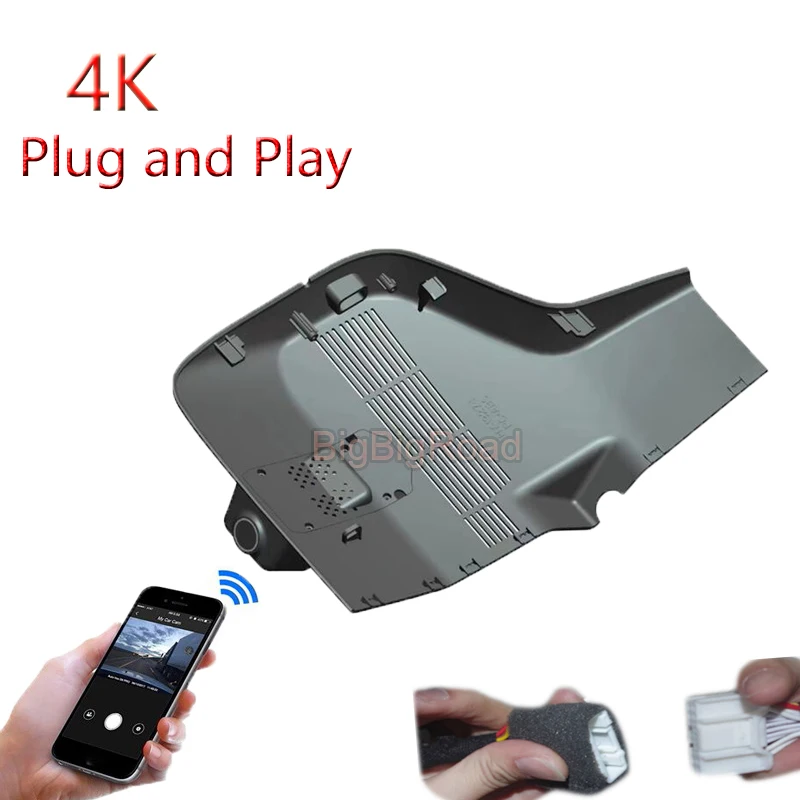 

4K Plug And Play For AION Y PLUS / L Plus 2022 2023 2024 Car Wifi DVR Video Recorder Parking Camera Dash Cam FHD 2160P