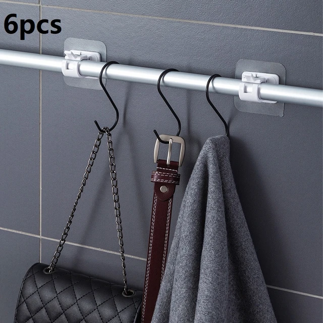 Multper Etagere Douche Sans Percage Lot de 4,Porte Savon Douche,Etagere  Rangement,Support Douche ,8 Crochets,4 Crochet Adhésif, pour Salle Bain/Cuisine