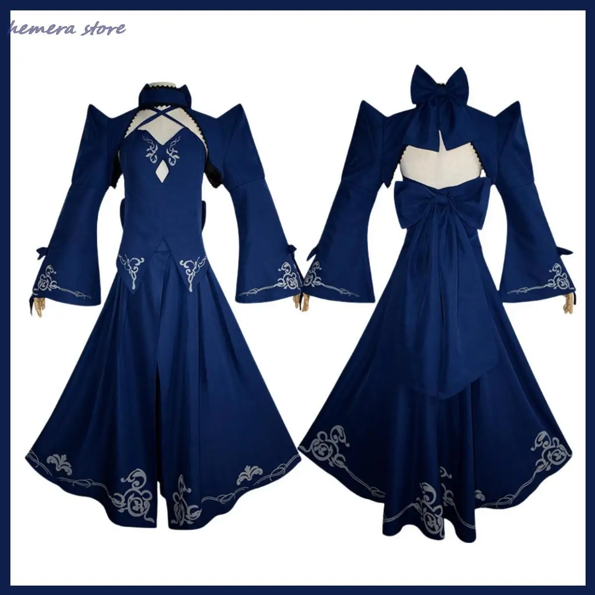 

Anime Game Fate/stay Night Arturia Pendragon Cosplay Costume Saber Alter Wig Swordsman Uniform Dress Woman Sexy Carnival Suit