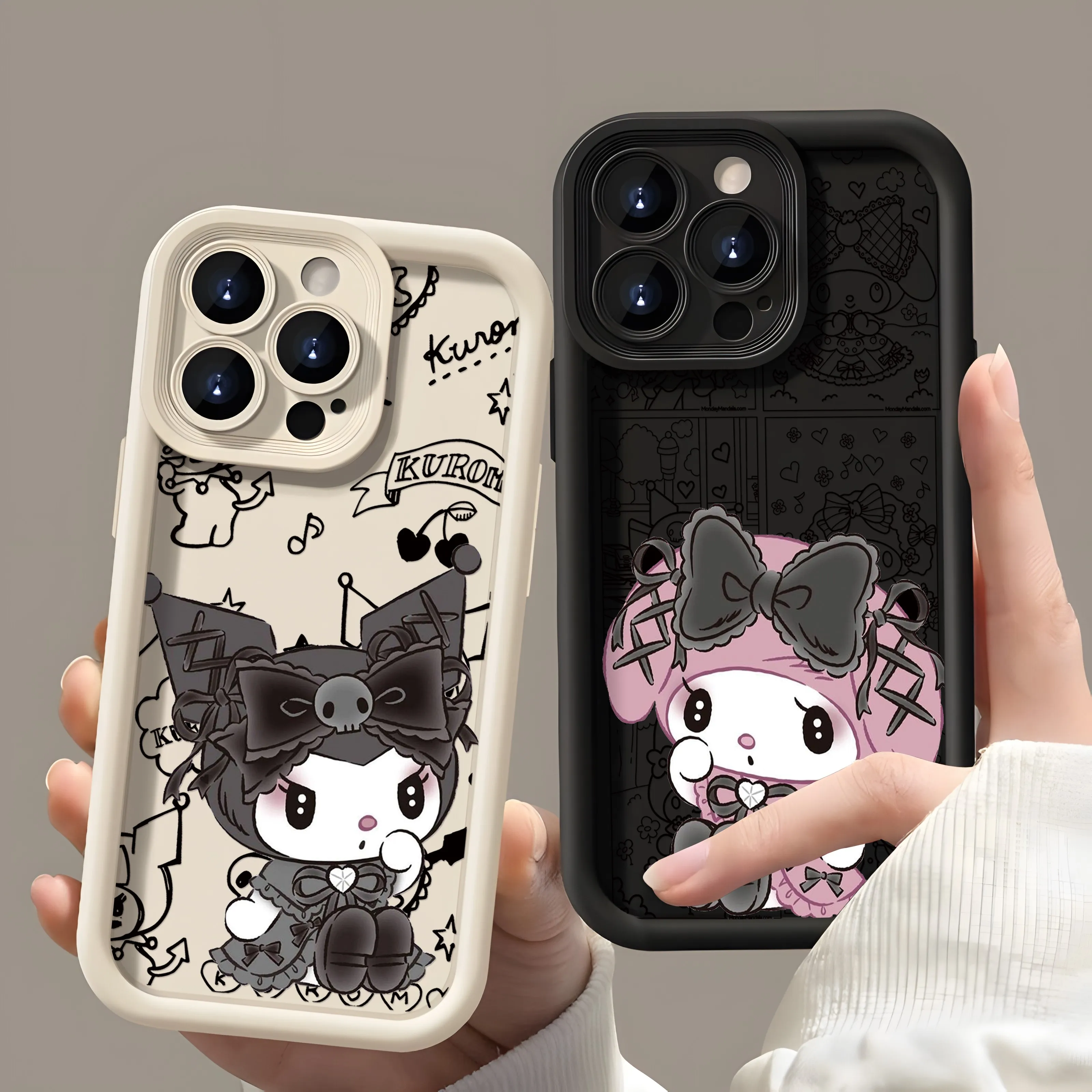 【iPhone16ProMax】 My Melody & Kuromi Case ArtGalleryZen Online Store