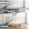 4/8pcs Under Bed Storage Boxes Plastic Storage Box Closet Organizers And Clothing Storage Bags With Premium Transparent Plastic 6
