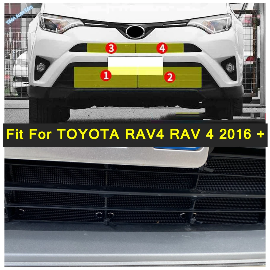 

Insect Screening Mesh Front Middle Grille Insert Net Accessories Cover Fit For TOYOTA RAV4 RAV 4 2016 2017 2018 Car Protection