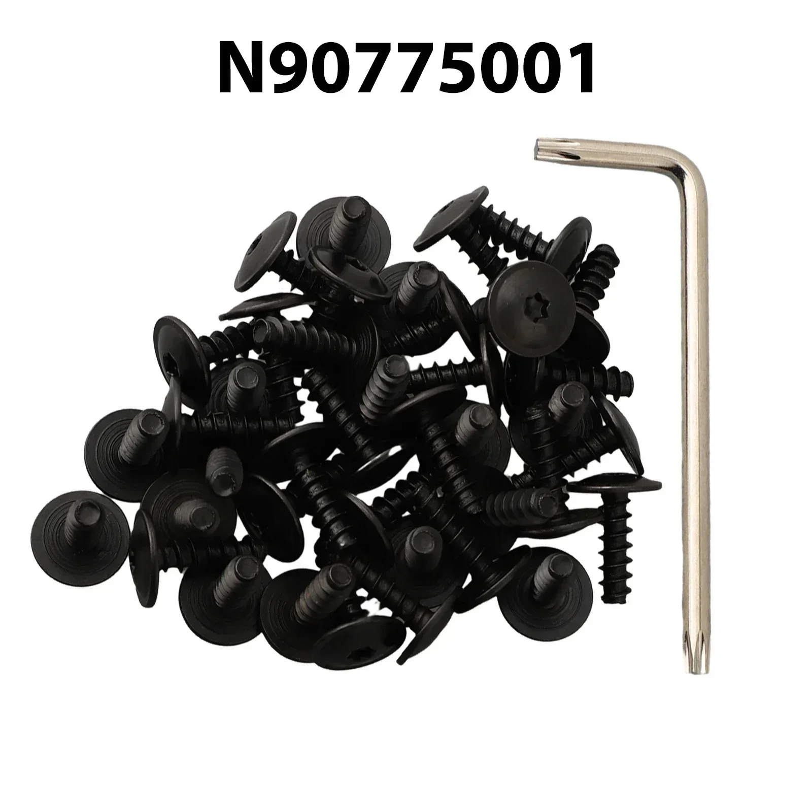 Clamp Clip Metal N90775001 Parts Replacement Splash Guard Vehicle 40pcs/set 40x 40 Pc For Cabrio 00-02 Durable