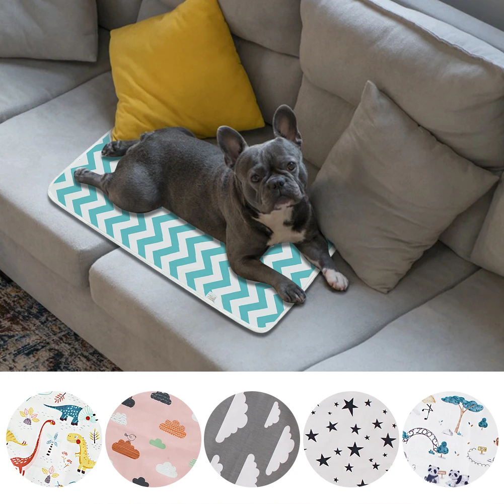 Underpad for Dogs Reusable Dog Mats for Dogs Washable Pet Pee Pad Dog Bed Urine Absorbent