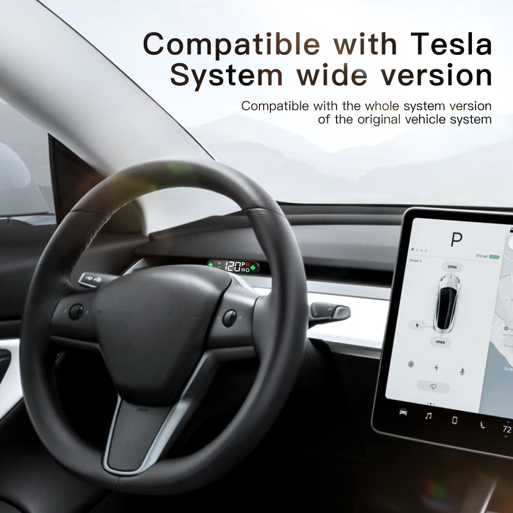 Tesla hud 2024 model y