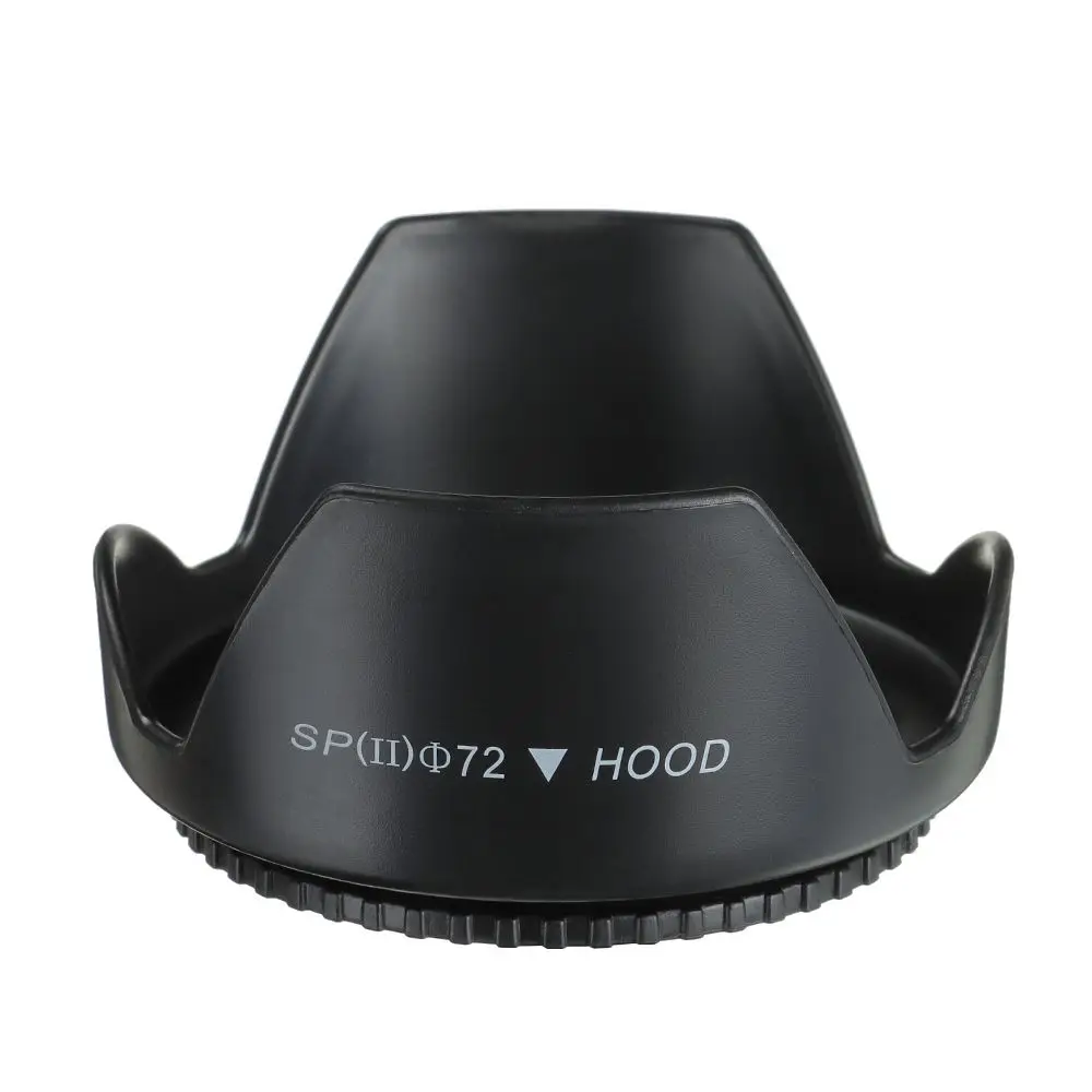 Universal Black Camera Lens Sunshade Hood
