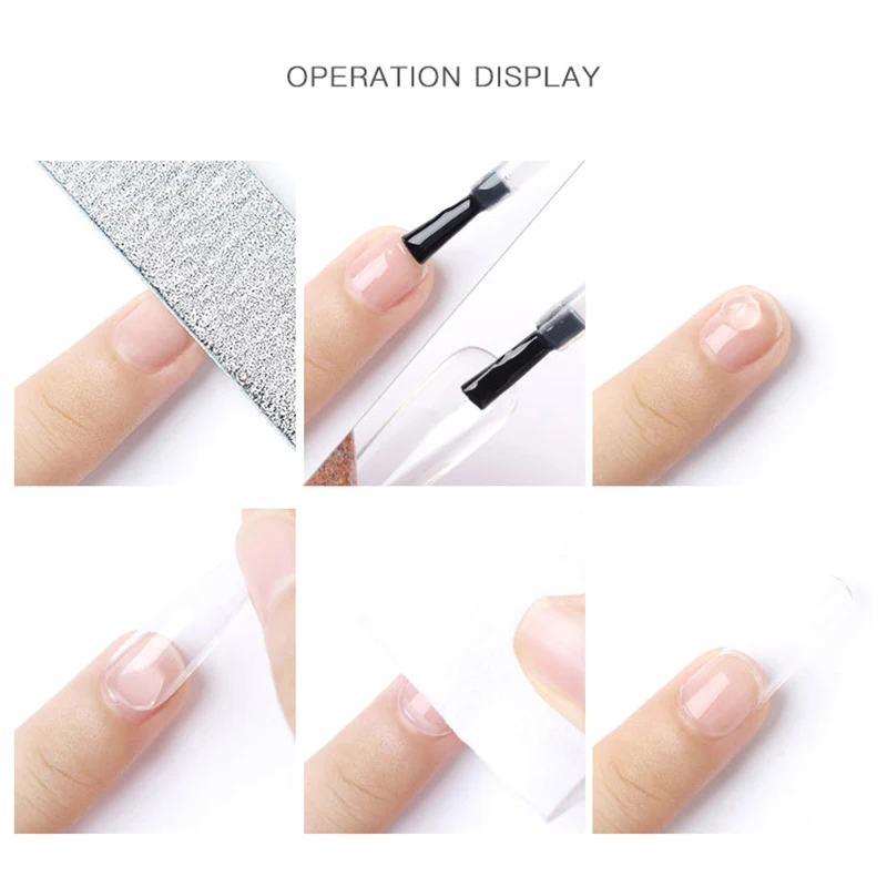 Rhinestones Glue Gel Set Mirror Nail Powder With Nail Liner Brush UV LED Transparent Adhensive For Nail Glue Nail Gel Gel Polish Base And Top Coat