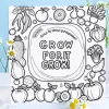 English Word Version Colouring Book Adult Picture Book Original Design 2