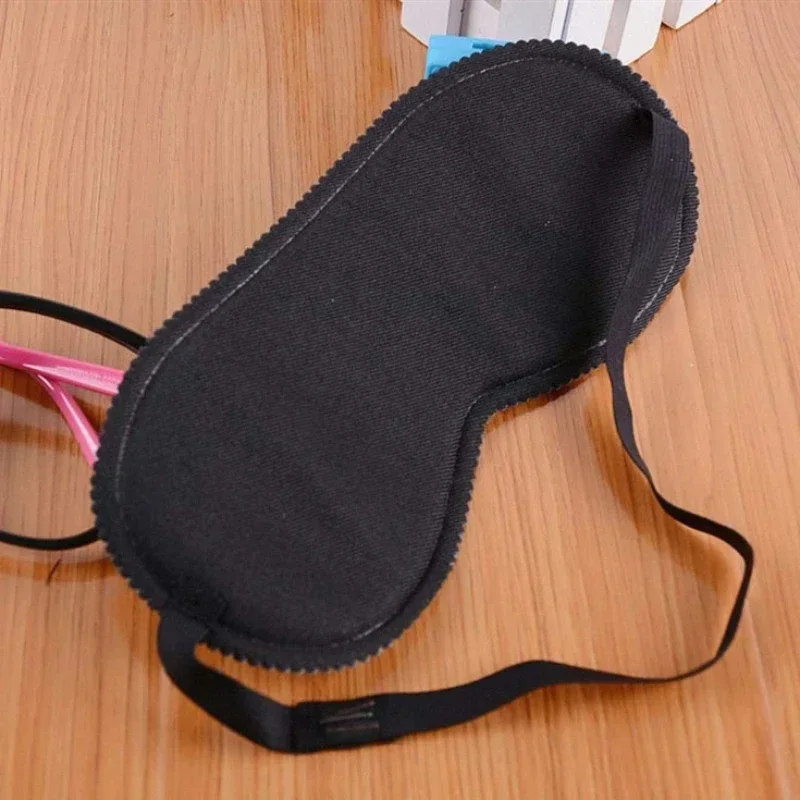 수면안대 1pc Sleeping Eye Mask Black Eye Shade Sleep Mask Black Mask Bandage on Eyes for Sleeping Emotion Sleep Masks 3