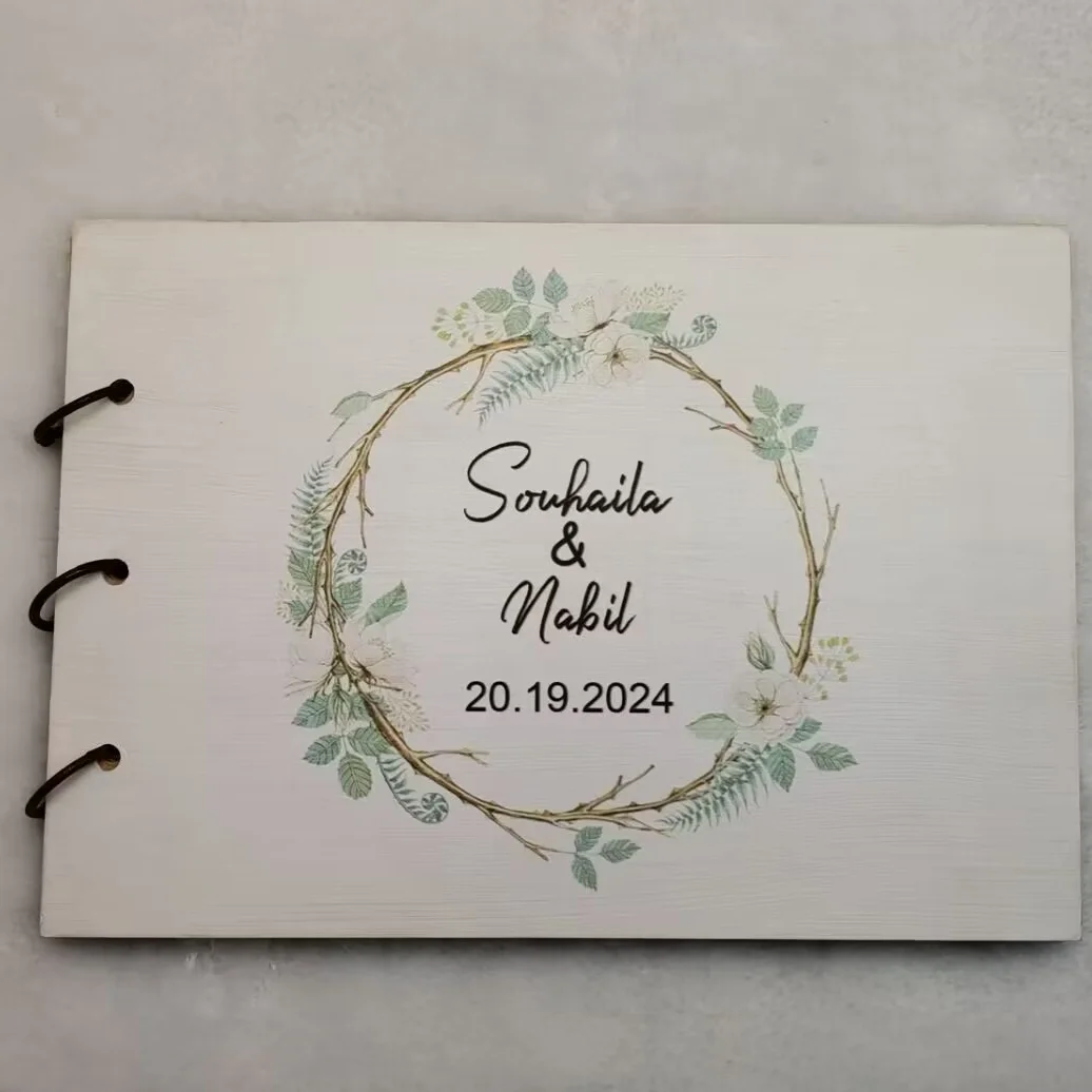 

Personalized Wedding Guestbook Custom Name Guest Book Proposal Sign Book Wedding Bridal shower Gift