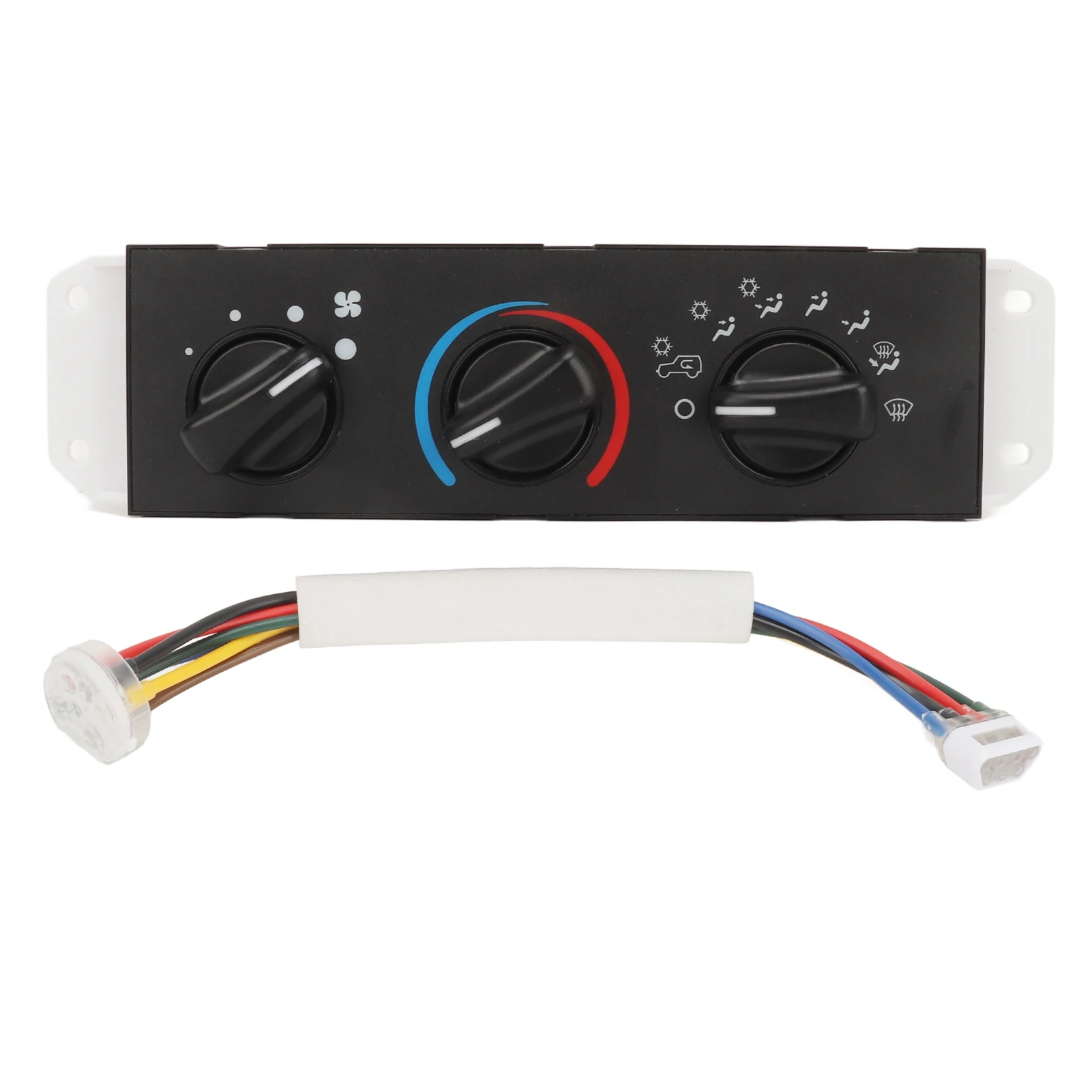 HS 373 ABS Sensitive Scratch Resistant Air Conditioning Control Module Panel AC Heater Control Panel for TJ 1999‑2004