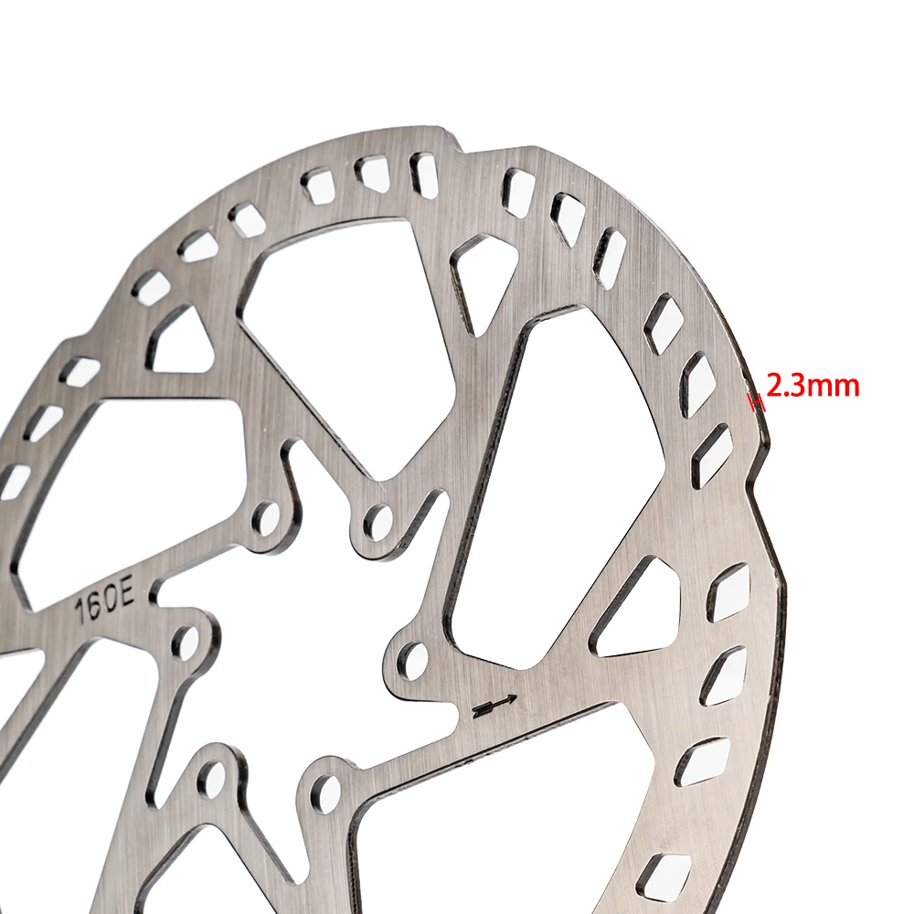 ZTTO Brake Rotor MTB E Bike, 2.3mm Thick Motorcycle Rotors Stainless Steel Hydraulic Brake Rotor 220mm 203mm 180mm 160mm 140mm 6 Inch - Image 3