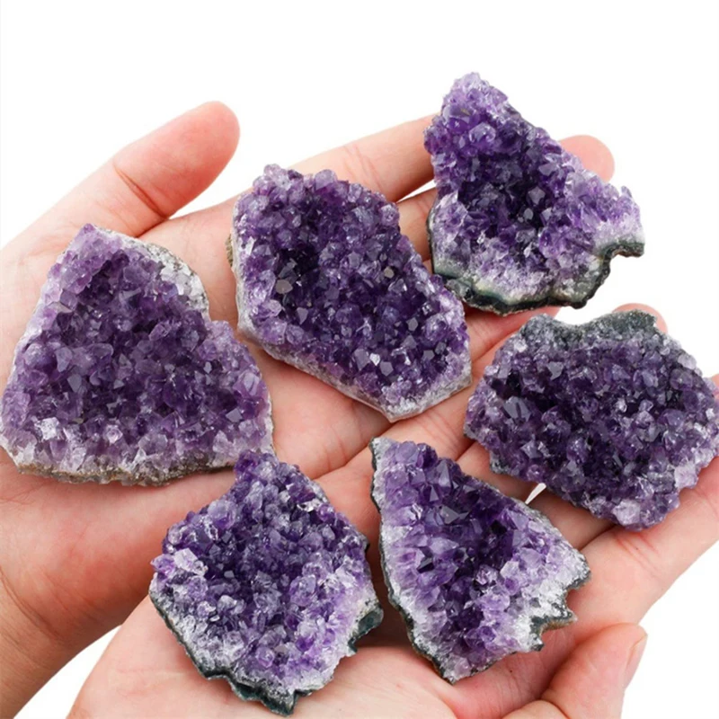 

1PC Natural Amethyst Home Decorations Irregular vGeode Orgone Stone Purple Gravel Mineral Raw Quartz Crystal Jewelry Accessories