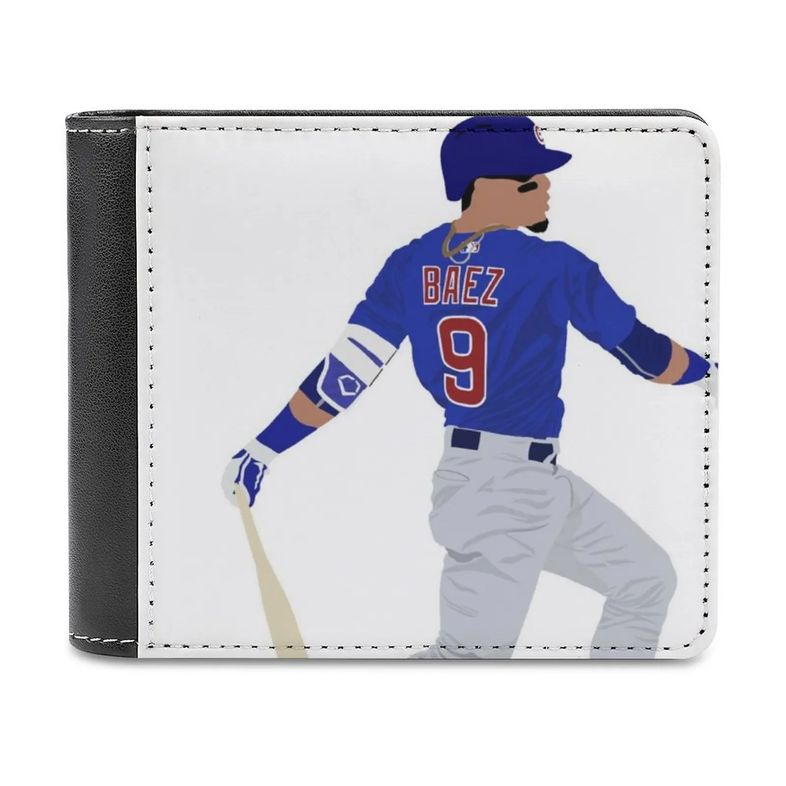 

Javier Báez Leather Wallet Short Slim Male Purses Money Credit Card Holders Men Wallet Javier Báez Javier Baez Javier Baez Javy