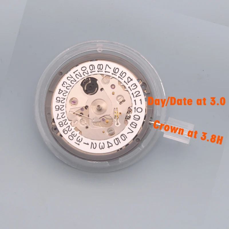 Japan Seiko NH35 NH35a Movement Crown at 3.0 3.8 Machinery Movement Silent Clock Brand Original 24 Jewels NH35 Automatic Movt