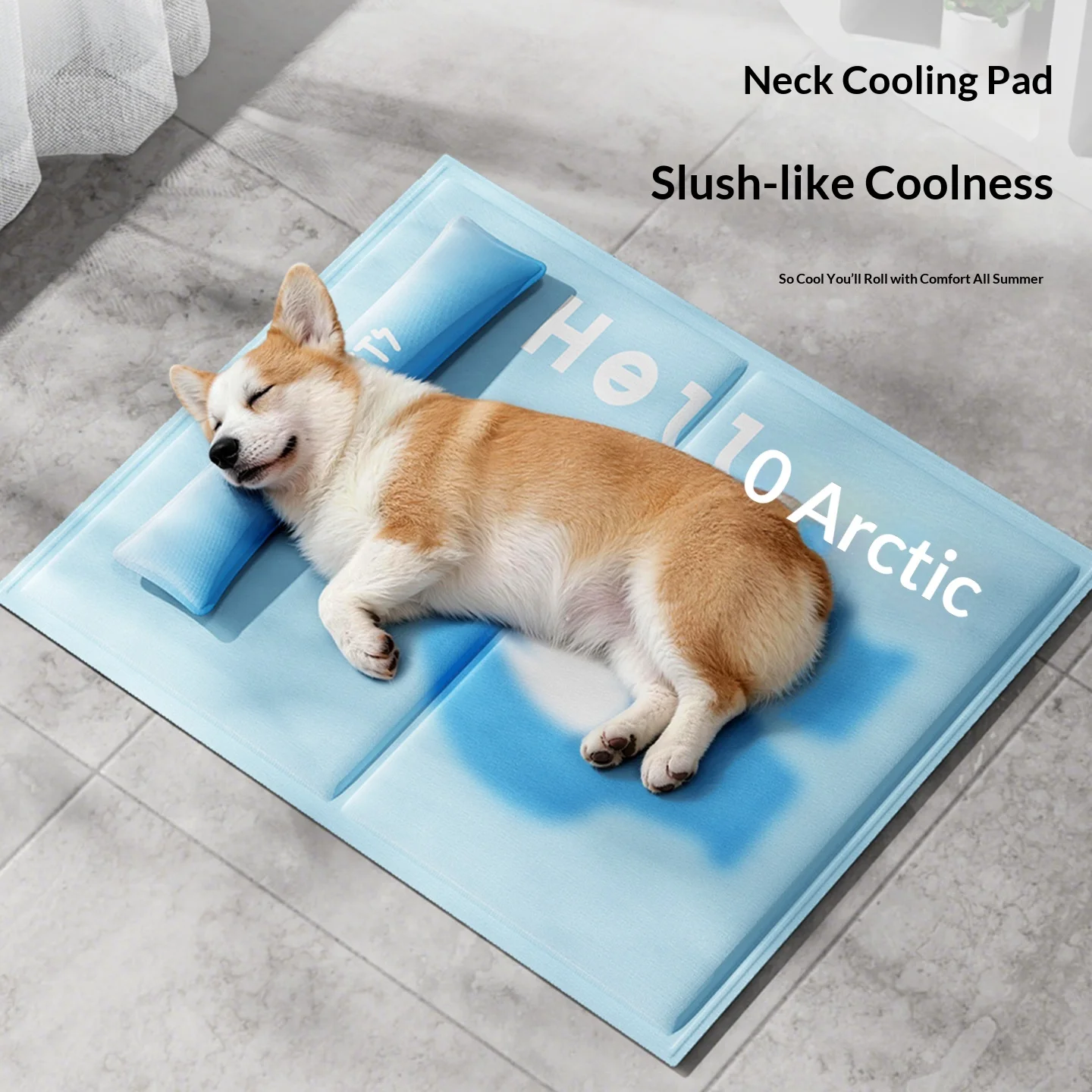 Dog Cooling Mat Gel Filled Ice Pad Quick Cooling Self Cooling Pet Mat For Summer Waterproof Breathable For Cats Dogs _voghion.com