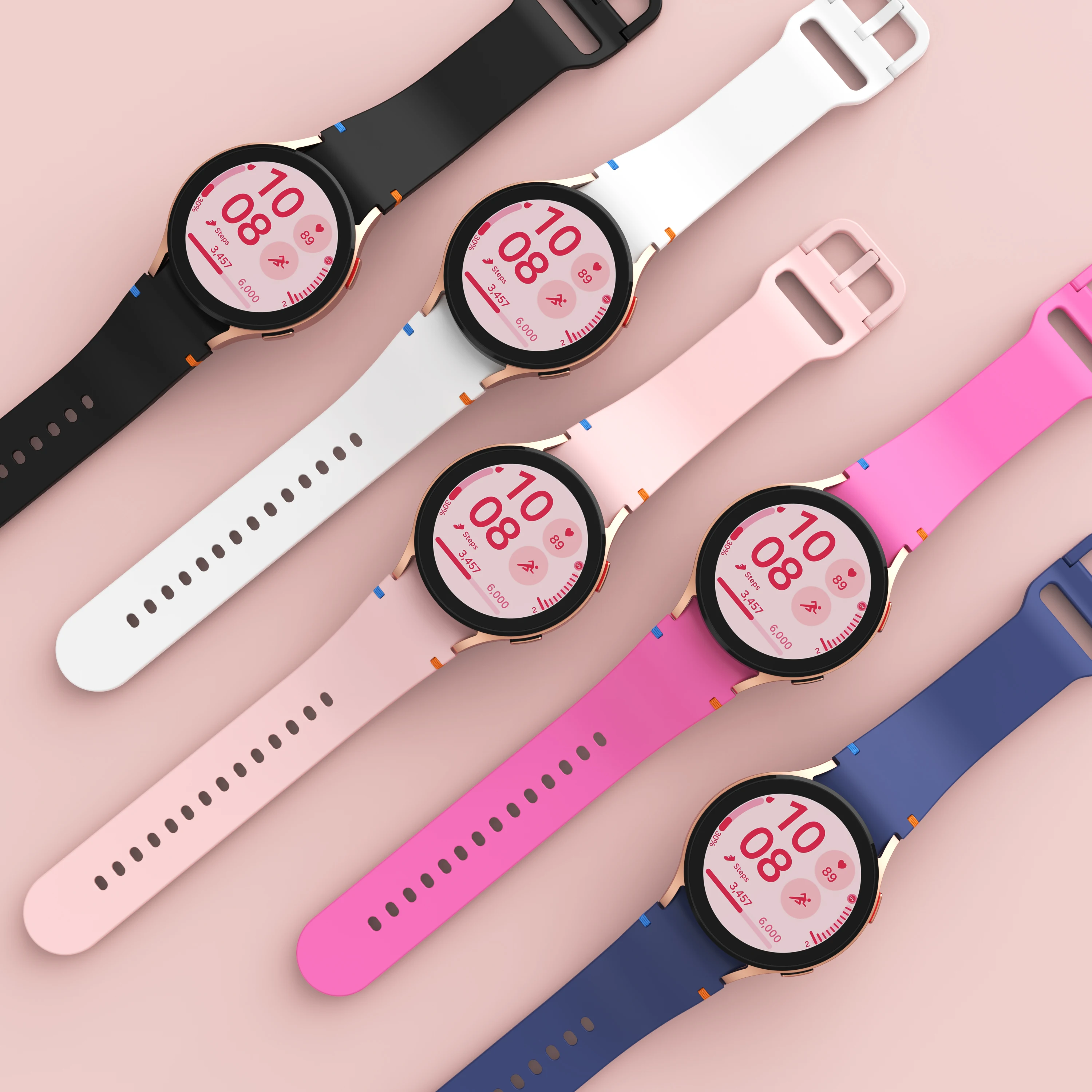 Premium Silicone Strap for Smartwatches - Elegant and Durable Design