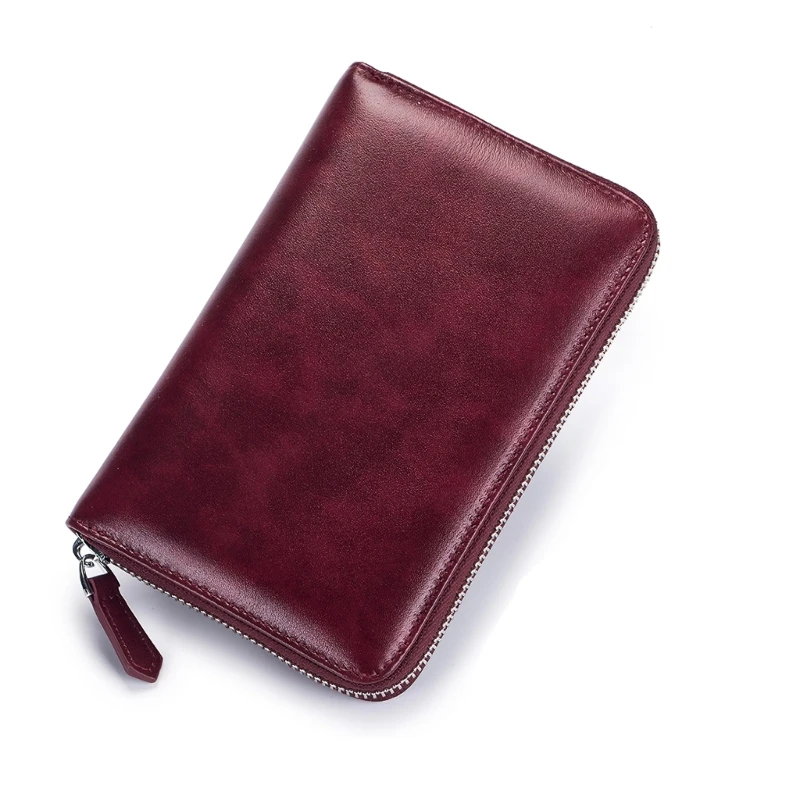 

Кошелек для взрослых унисекс однотонный кожаный кошелек Обложка для паспорта Держатель для наличных Кредитная карта Держатель
