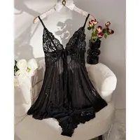 Nighty Sleepwear Pajamas Soft Sheer 5