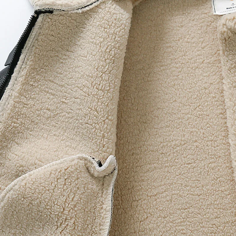 Kids Fleece Padded Coat Winter Jacket