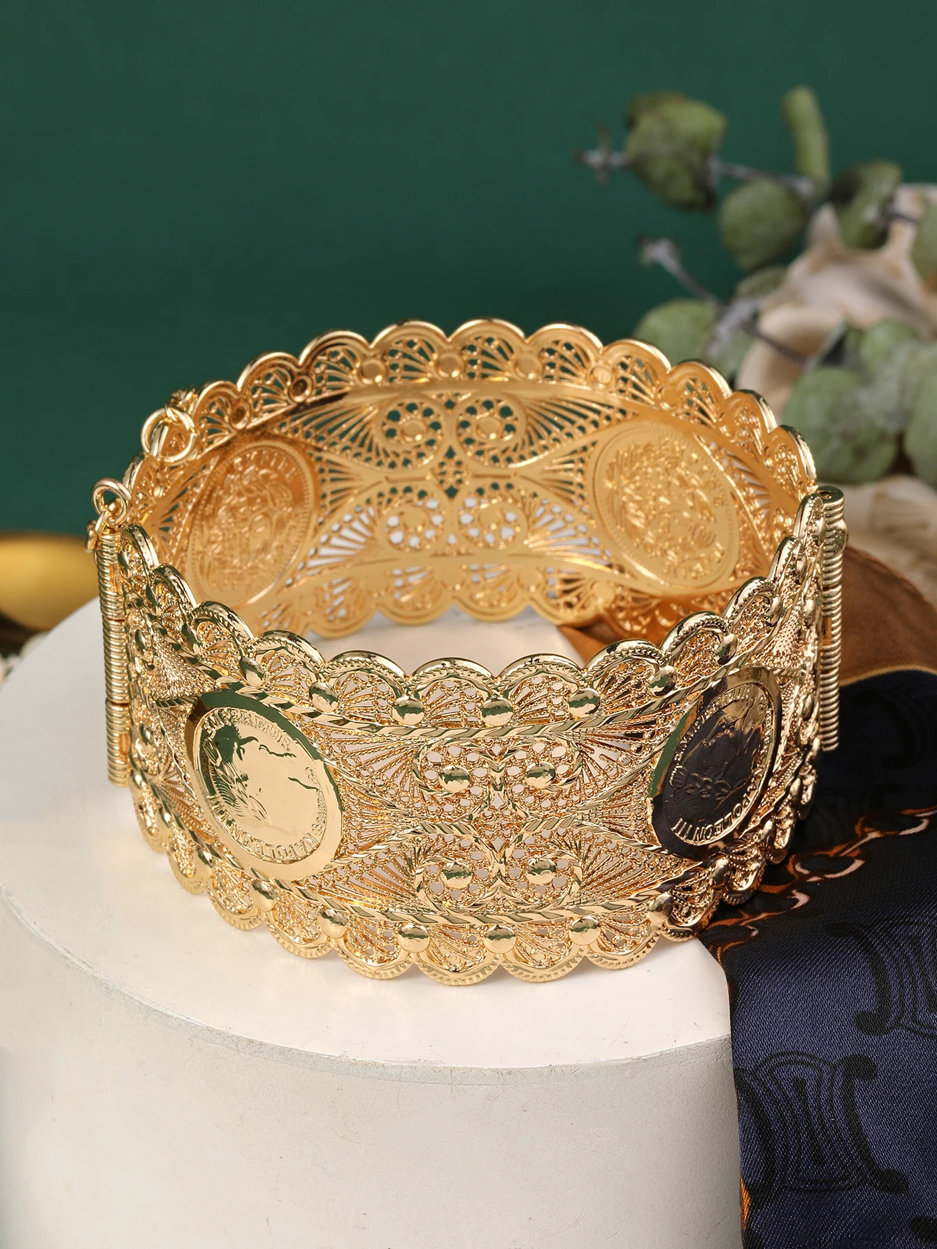 Bracelet Berbère Imitation Bijoux Kabyles Traditionnel | Acier Inoxydable, Longueur 19-20 Cm | Neuf Avec étiquettes