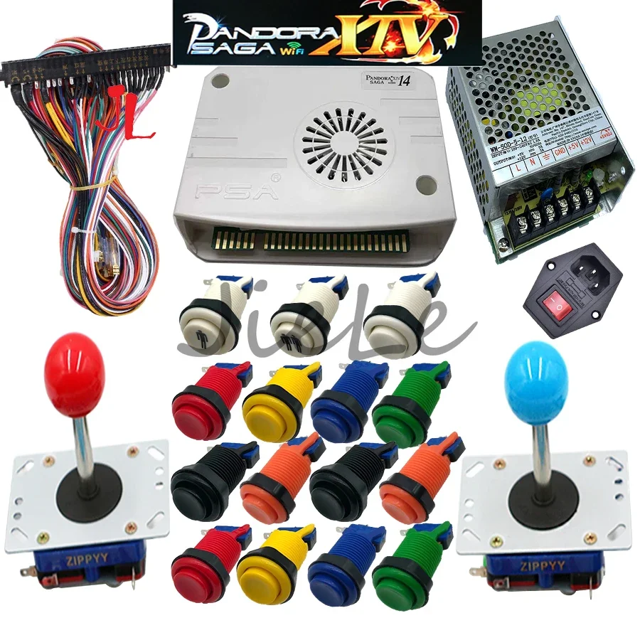 Pandora Saga Box 14 DIY アーケードキット、3D ゲーム、8 ウェイ