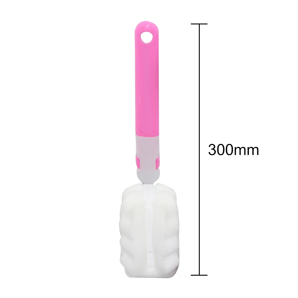 20/30cm Bottle Cleaning Brush Long Handle Soft Sponge Brush Water Bottle Glass Cup Washing Cleaner Tool For Bottle Vacuum Flasks 6