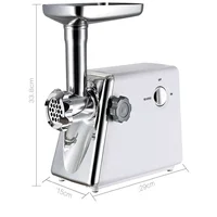 Meat Grinder Commercial Sausage Machine Minced Meat Sausage machine electric Cut Vegetables minced stuffing Meat Mincer 2