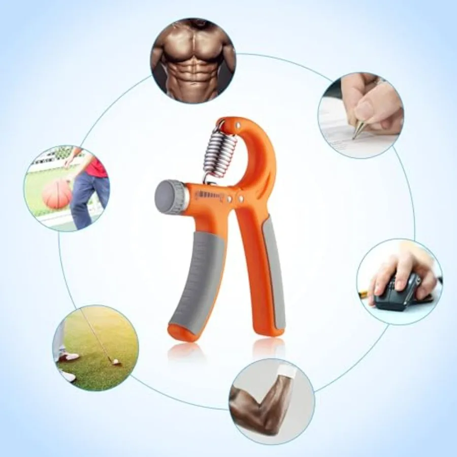 Hand Grip Trainer Gripper Strengthener Resistance Gym Wrist Strength Exerciser