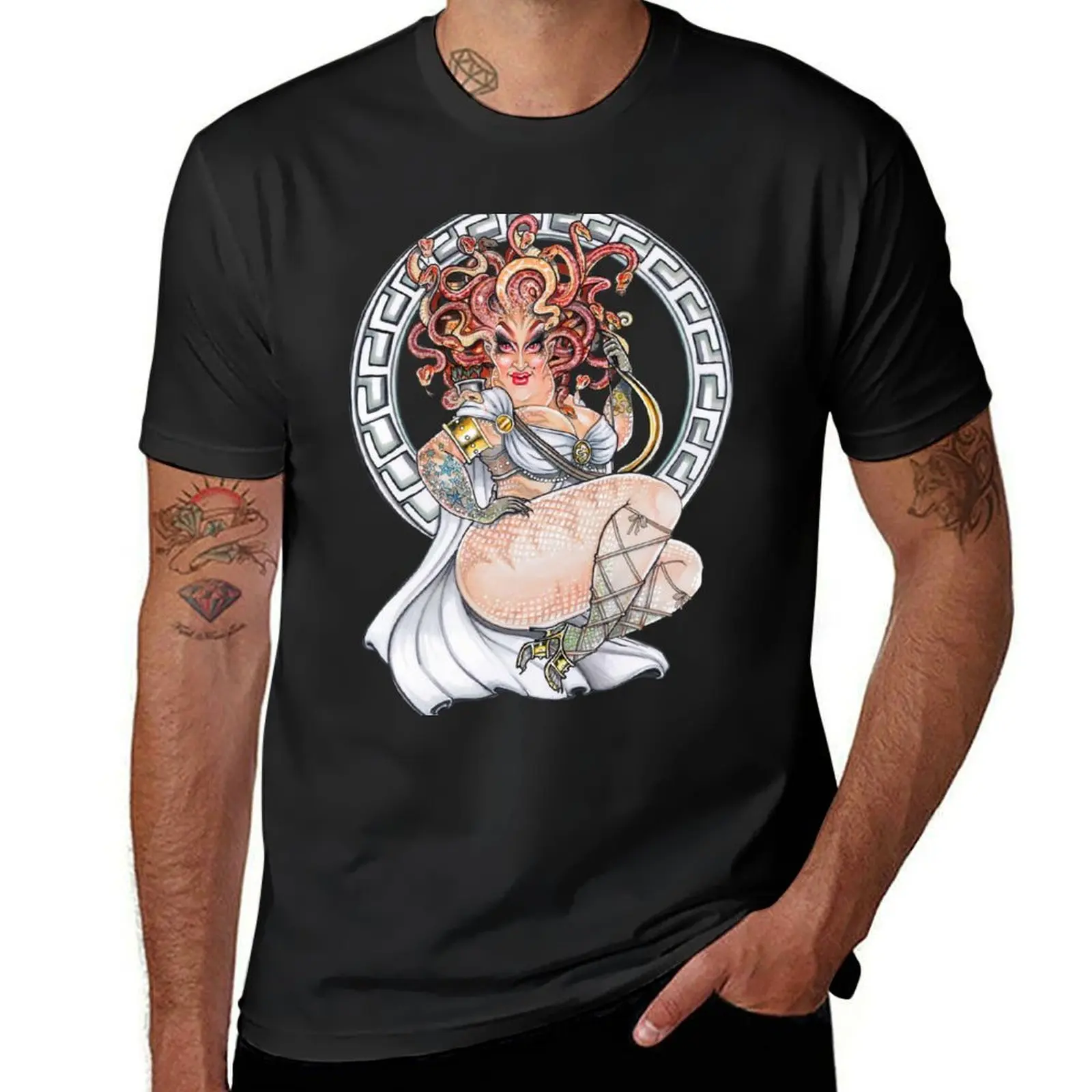 

Fingerdusa by Denise Gjernoe T-Shirt boys animal print funnys mens plain t shirts