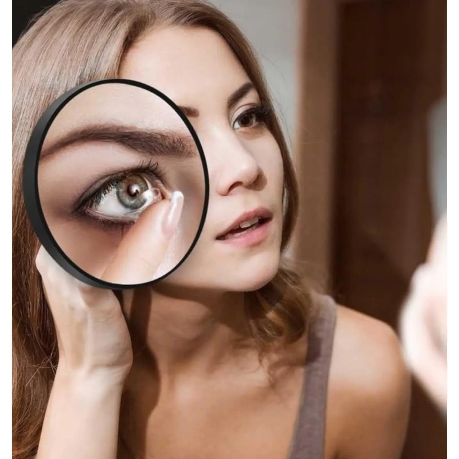 Magnifying Mirror 10x /20x /30X Small With Suction Cup For Plucking Eyebrows Removing Blackheads And Acn