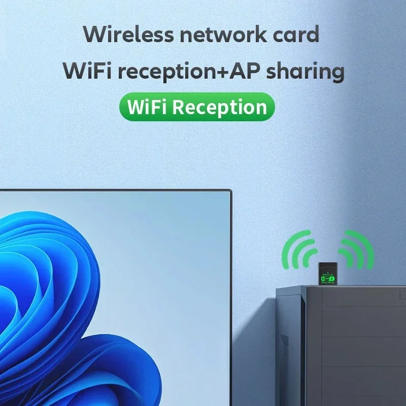 새로운 미니 AX900 와이파이 6 어댑터 USB 네트워크 카드 2.4G&5GHz 듀얼 밴드 신호 수신 동글 노트북용 드라이버 프리 윈도우 7/10/11