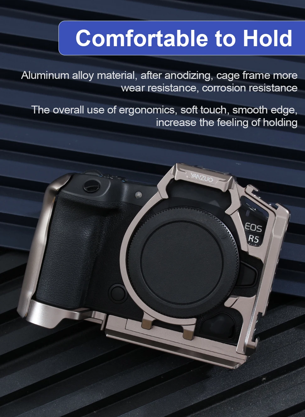 Photography Extended Case for Canon R52 Camera Metal Expansion Stabilizer R52 Ca