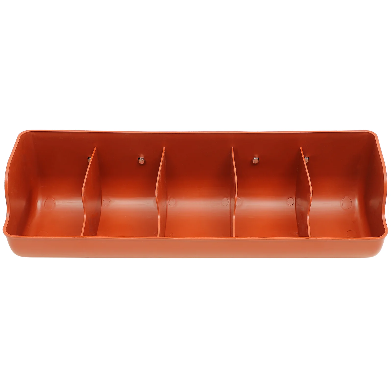 

Pig Feeding Trough Plastic Pig Feeding Groove 5 Slot Pig Feeder Pig Food Trough Poultry Feeder Food Dispenser Tool Farm Animal