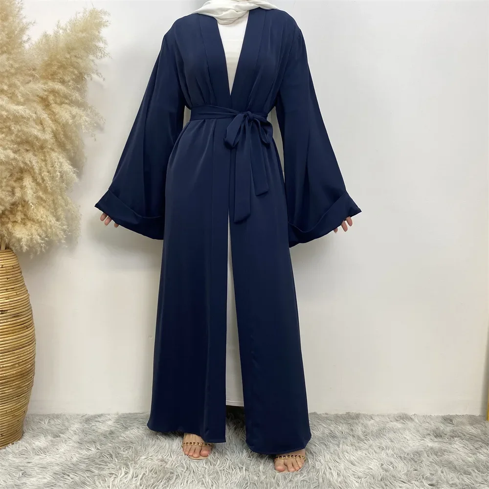 Ramadan Open Abaya Dubai Saudi Turkey Kaftan Muslim Abayas Kimono for Women Modest Robe Caftan Marocain Femme Islamic Clothing