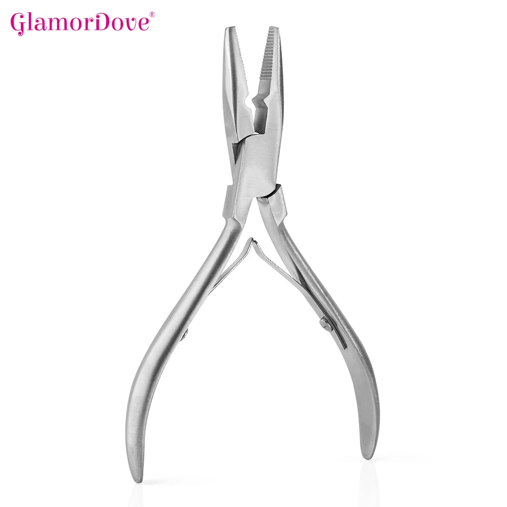 

Professional Micro Ring Hair Extensions Application Pliers Tool Kit for Micro link Beads Closer Plier