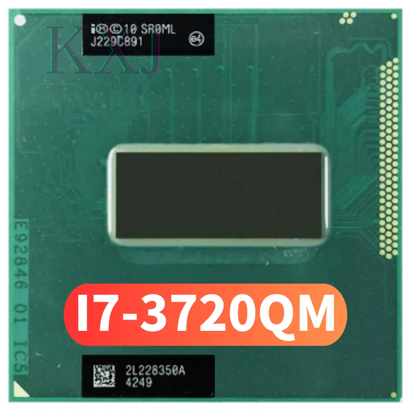 

Процессор Intel Core i7-3720QM i7 3720QM SR0ML, 2,6 ГГц, четырехъядерный, восьмипоточный, 6 Мб, 45 Вт, разъем G2 / rPGA988B