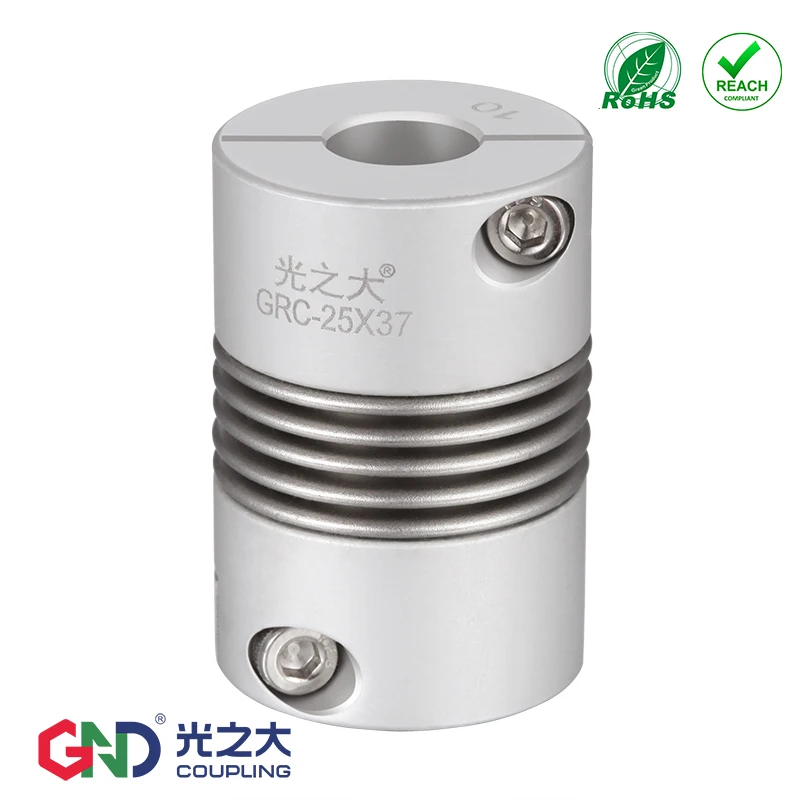 GND coupling metal shaft high torque motor generator bellows servo
