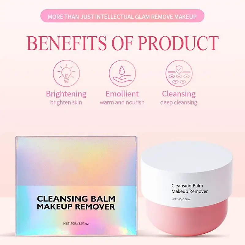 

Makeup Remover Cream Face Cleanser Makeup Melting Balm To Hydrate Skin Face Cleanser Infused With Natural Ingredients For Women