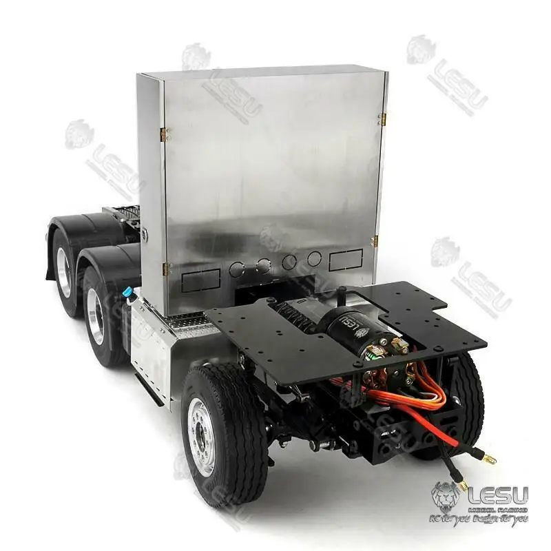 Boy Gifts 1/14 Lesu 3363 6*6 Metal Assembled Chassis For Diy Tamiyaya 56352 RC Tractor Truck Car Th16376-Smt2 2