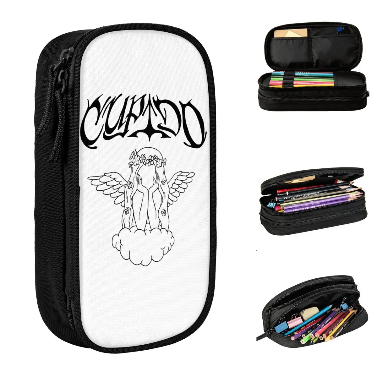 

Tini Stoessel Cupido On A Cloud Pencil Case Cute Pen Bags Kids Big Capacity Office Gift Pencilcases