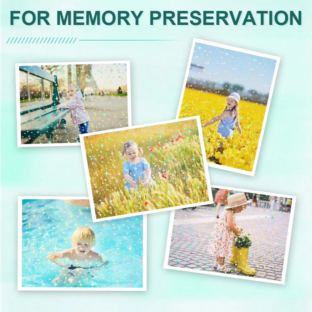 Lamination film 50 Sheets Adhesive Cold Lamination Film Plastic Hot Stamping On Photo Laminating Film Protecting Photos and Specimen Making