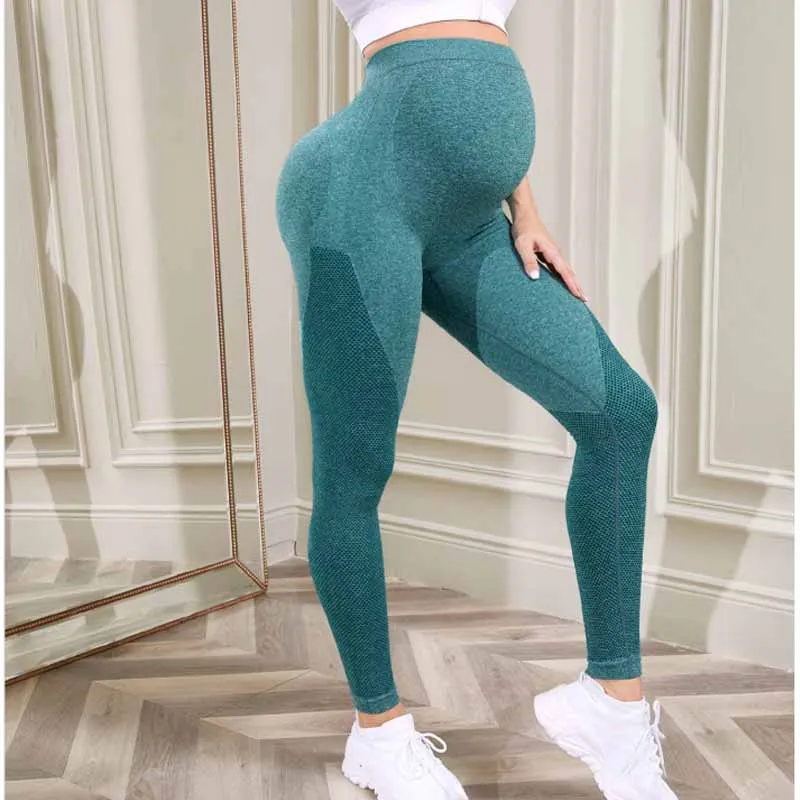 Women Yoga Pants Maternity Leggings Over The Belly Pregnancy Yoga Pants  Active Wear Workout Leggings Sport Women Fitness Tights - AliExpress