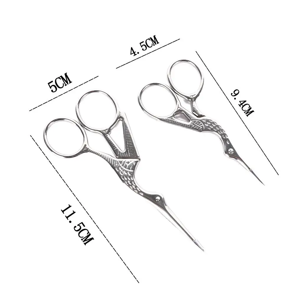 Description Picture 5 of itemStainless Steel Stork Embroidery Bird Cutters Crane Shears Sewing Tool Tailor Scissors Scissors