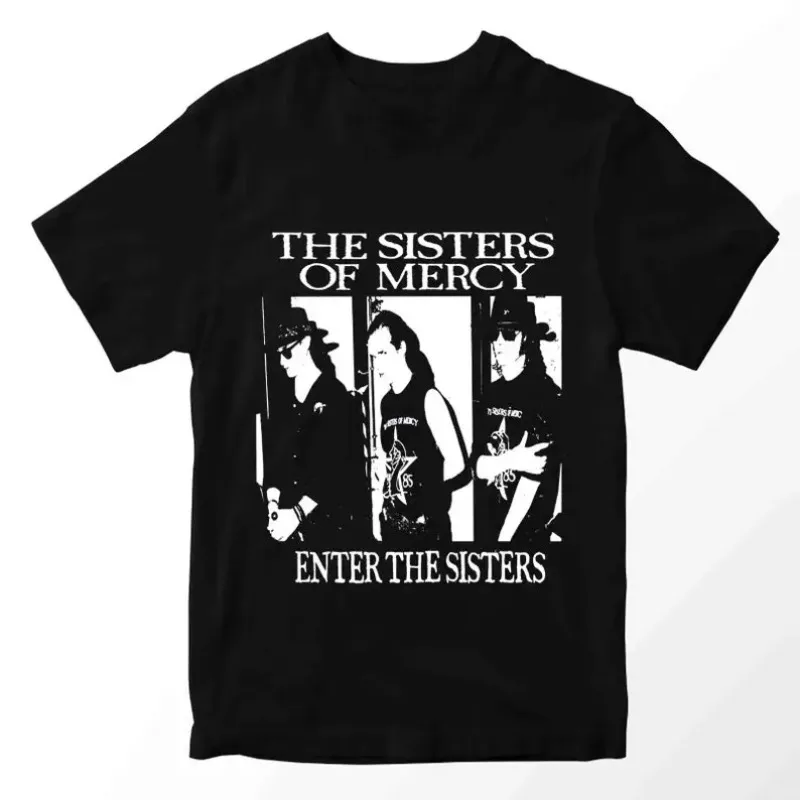 the Sister of Mercy Tshirt Goth Combine Fun Printed Shirt Men's And Women's Short Sleeve T-shirts