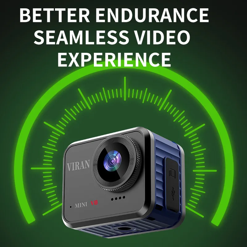 HD Wifi Mini V8  Action Camera 4K 60FPS with Remote Control Screen Waterproof DV Sport Camcorder Drive Recorder Wireless Webcam 3
