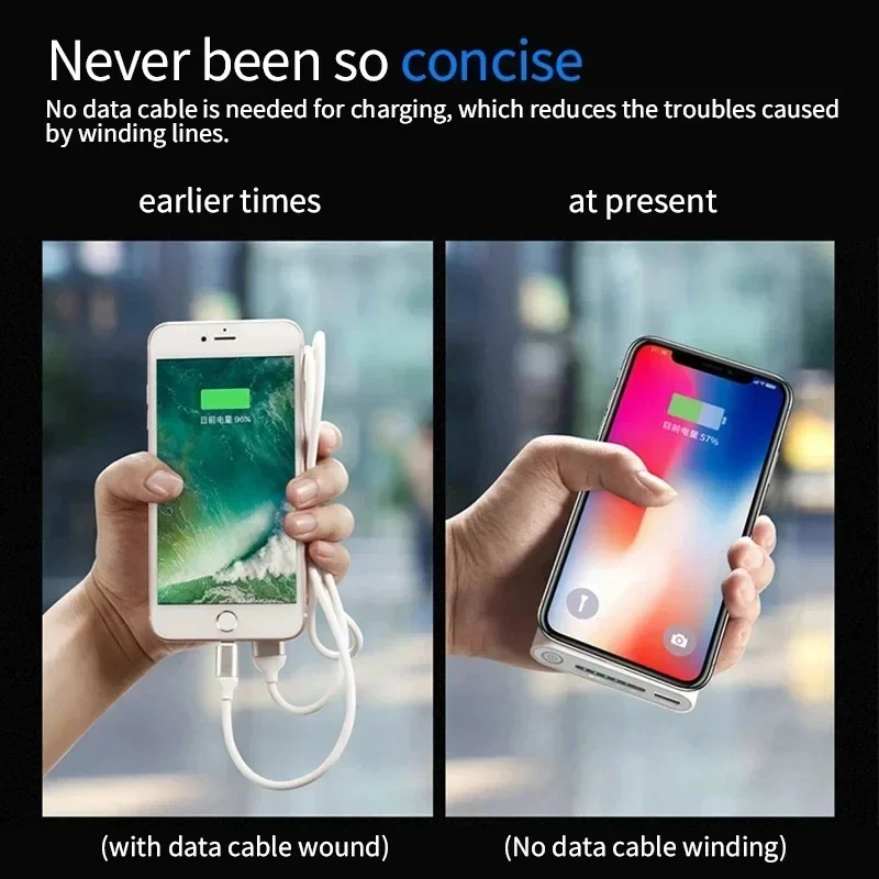 Power Bank Xiaomi MIJIA Super Thin Magnetic Wireless 200000mAh High Capacity USB-c Two-Way Fast Charger For IPhone Samsung